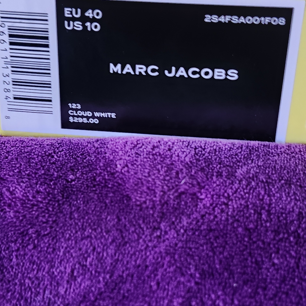 NEW Marc Jacobs Cream Slide Sandals SIZE W10 - Picture 11 of 12